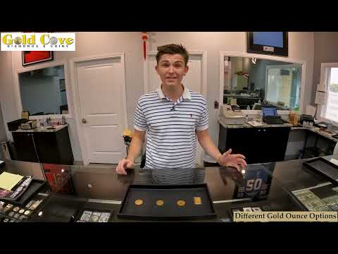 Different 1 Oz Gold Bullion Options at the Gold Cove