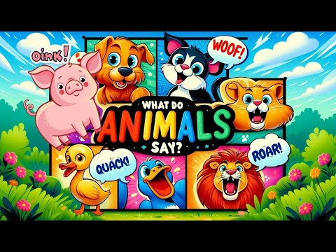 "Animal Sounds for Kids:Learn What Animals Say | Fun and Educational!" #animalsounds #kidslearning