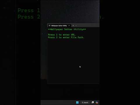 How to make Wallpaper Setter 👨‍💻🖼️ #tutorial #batchfile #cmd #trick