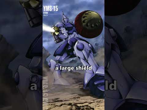 A ONE OF A KIND mobile suit the YMS-15 Gyan |Gundam Lore | #gundam #anime