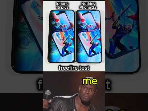 iphone 15 plus vs Nothing Phone 2a speed test #freefire #speedtest #iphone