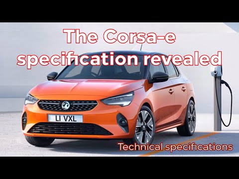The Vauxhall Corsa-e specification reveal.