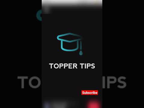 How to become a topper ? Tips to become a topper!! #shorts #facts #topper