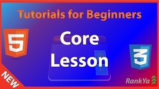 Core Lesson - html5 & CSS Course - Full html5 Course for FREE
