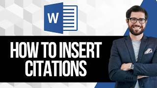 How to Insert Citations in MS Word