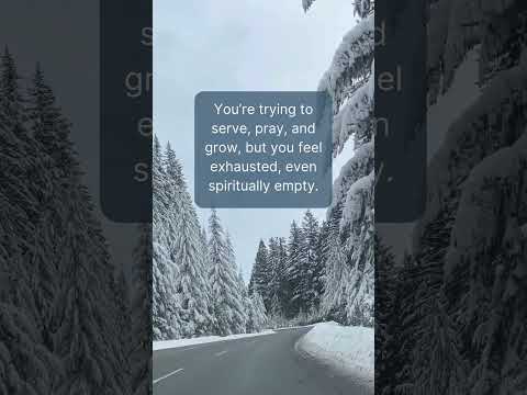 The Secret to Beating Spiritual Burnout (Jesus Did This!)