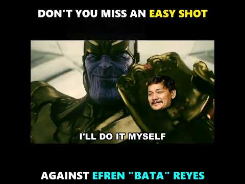 DON'T MISS an EASY SHOT Like this Against EFREN REYES