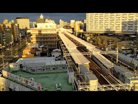 新今宮駅周辺　ホテル中央クラウンからの眺め