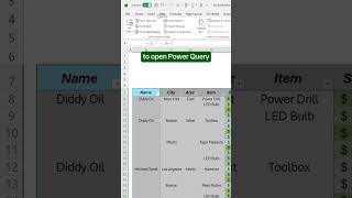 How to fill empty cells in Excel using Power Query! #excel #powerquery #spreadsheet
