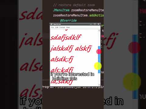 I made my own Windows Notepad in Java 🤯 (Swing GUI)