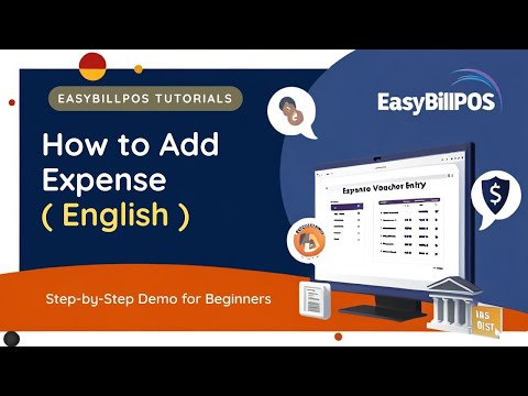 How to Add Daily Expense in EasyBillPOS Billing Software | Expense Voucher Entry Step-by-Step