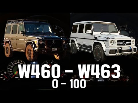 Mercedes Benz G - class║W460 - W463 (0-100 KM/H) (0-60 MPH)║ ACCELERATION BATTLE