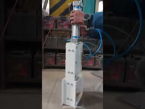 Pneumatic Shutter | Pneumatic Slide Gate | Mechanical Project | Spm machine design|