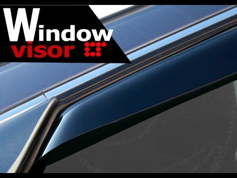 Window Visor Window Deflector Installation Guide In-Channel by LT Sport