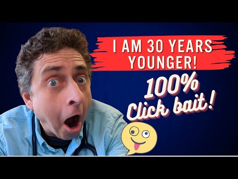 I Am 30 Years Younger OR How To Live Forever - The Quest and The Real Answer