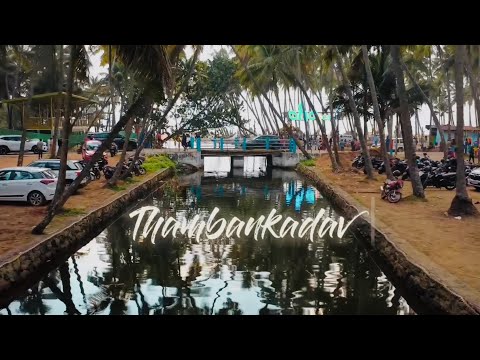 THAMBHAN KADAVU beach 4k | aerial view |THRISSUR| beaches KERALA|