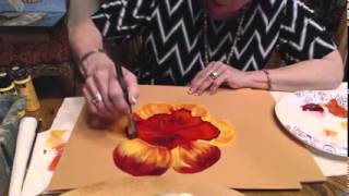Learn to Paint - Big Poppy Part 2