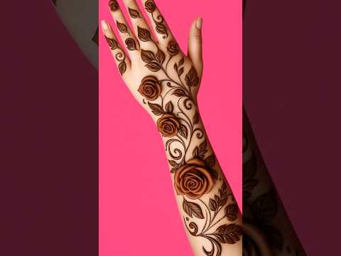 mehndi design floral mehndi design latest flower mehndi design rakhi special mehndi design beautiful