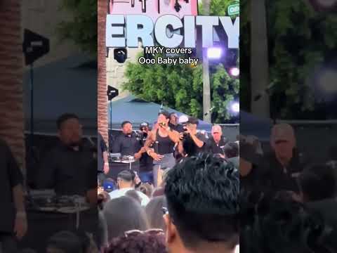 live in DTLA🌹 #shorts #smokeyrobinson #ooobabybaby #oldies #mky #liveband #cover