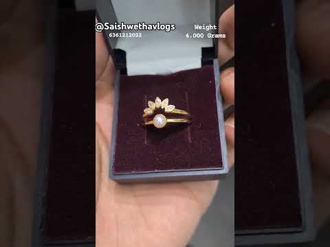 22ct gold ring design 2 in 1 #yt #youtube #shots #latest #new @Saishwethavlogs