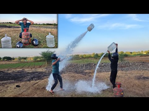 How To Make A Water Rocket | amazing experiment on LPG
