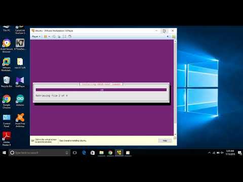 Install the Ubuntu virtual machine on your local Desktop/Laptop @7/30/2019