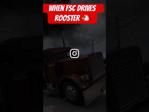 FSC Trucking Drives Rooster 🐔 #trucking #viral #shorts