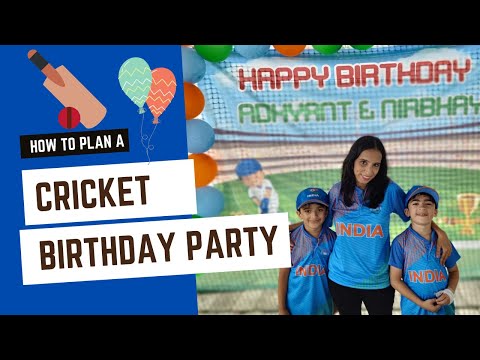 How to Plan a Cricket Theme Birthday Party | Kids Birthday Planning - Ideas, Decor & Tips