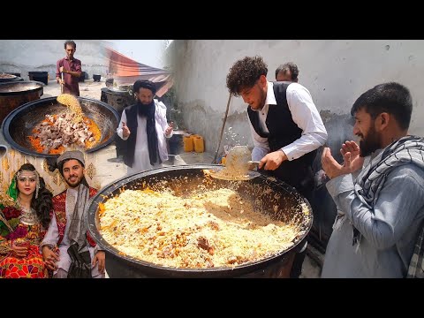 wedding ceremony in Afghanistan | village food