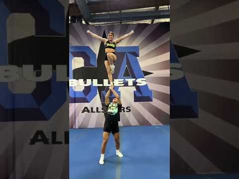 WATCH ME BREAK MY ANKLE😭 #cheer #shorts #fail #stunting #cheerleading