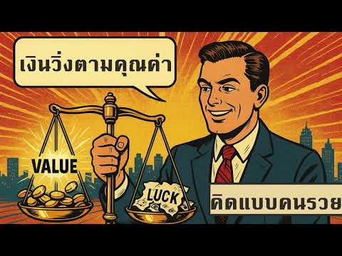 เงินไม่วิ่งตามโชค แต่วิ่งตามคุณค่า | คิดแบบคนรวย