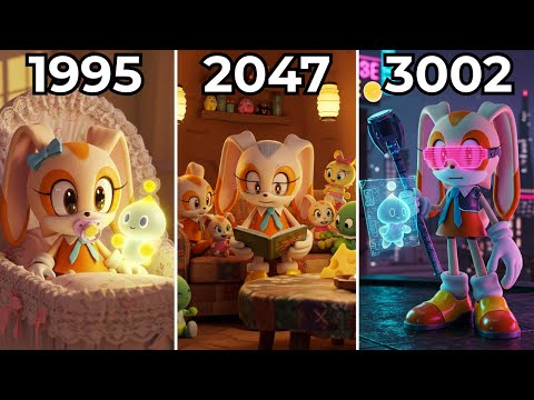 Evolution of Cream the Rabbit