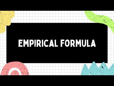 DETERMINING EMPIRICAL FORMULA OF A COMPOUND