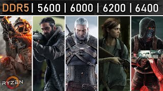 Does RAM REALLY matter?? DDR5 5600 vs 6000 vs 6200 vs 6400MHz (X3D CPUs Included)