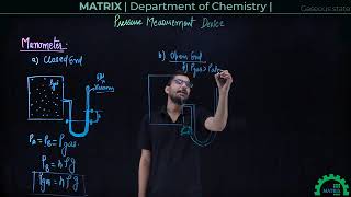 Pressure Measurement Device MANOMETER | Gaseous state | Class 11 |Jee @matrixacademysikar