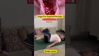 Painful Periods? Try This Yoga Pose 🌿 #periodpain #womanyoga #periodcramps #yogaforwomen #shorts