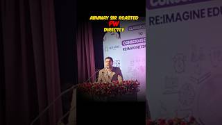 When Abhinay Sir started roasting PW on stage! #shorts #abhinaymaths #lpu #viral #roast#pw#alakhsir