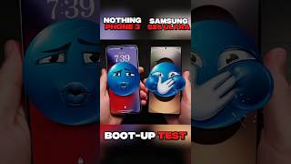 NOTHING PHONE 3 VS SAMSUNG GALAXY S25 ULTRA BOOT-UP TEST !! #shorts #viralvideo #edit #usa