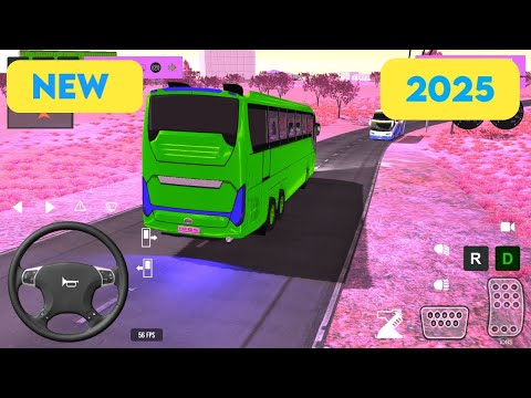 Bus Driving Indian Road: New Update Map Of Indonesian Bus Simulator 3D: Android Gameplay