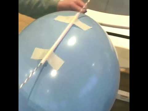 Ballongrakett - Enkel og gøyal aktivitet å gjøre inne