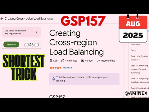 [NEW 2025] Cross-Region Load Balancing on Google Cloud | #GSP157 #Qwiklabs | #Arcade