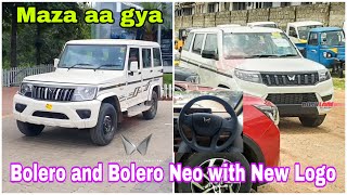 2022 Mahindra Bolero Neo With New logo spied | Mahindra Bolero with new logo leaked at Dealership