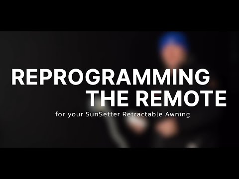 Sunsetter Awning - Re-programming your remote