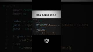 "Squid Game in Python – Survive the Code or Get Eliminated! 😱💻 #PythonFun #SquidGame"
