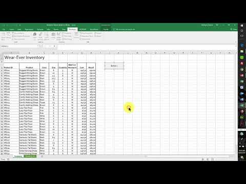 EXCEL 2016 - Creating and Editing Macros