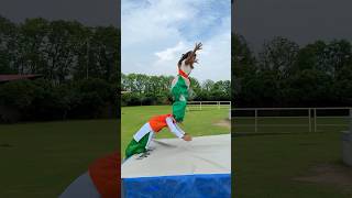 I love my India🇮🇳🫡❤️ #gymnast #acrobatics #action #stunt #couplegoals #indian #independenceday