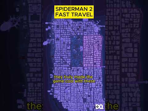 Best FAST TRAVEL feature in the gaming history? #spiderman2ps5 #shorts