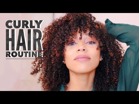 Curly Hair Routine | Low Shrinkage Wash & Go
