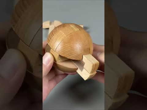wooden ball  #woodworking #jigsaw #diy #puzzlesolving #jigsawpuzzle #asahotak #puzzle #wood