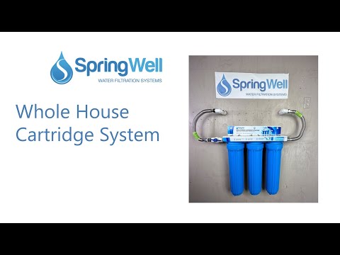 Springwell Whole House Cartridge System - Installation
